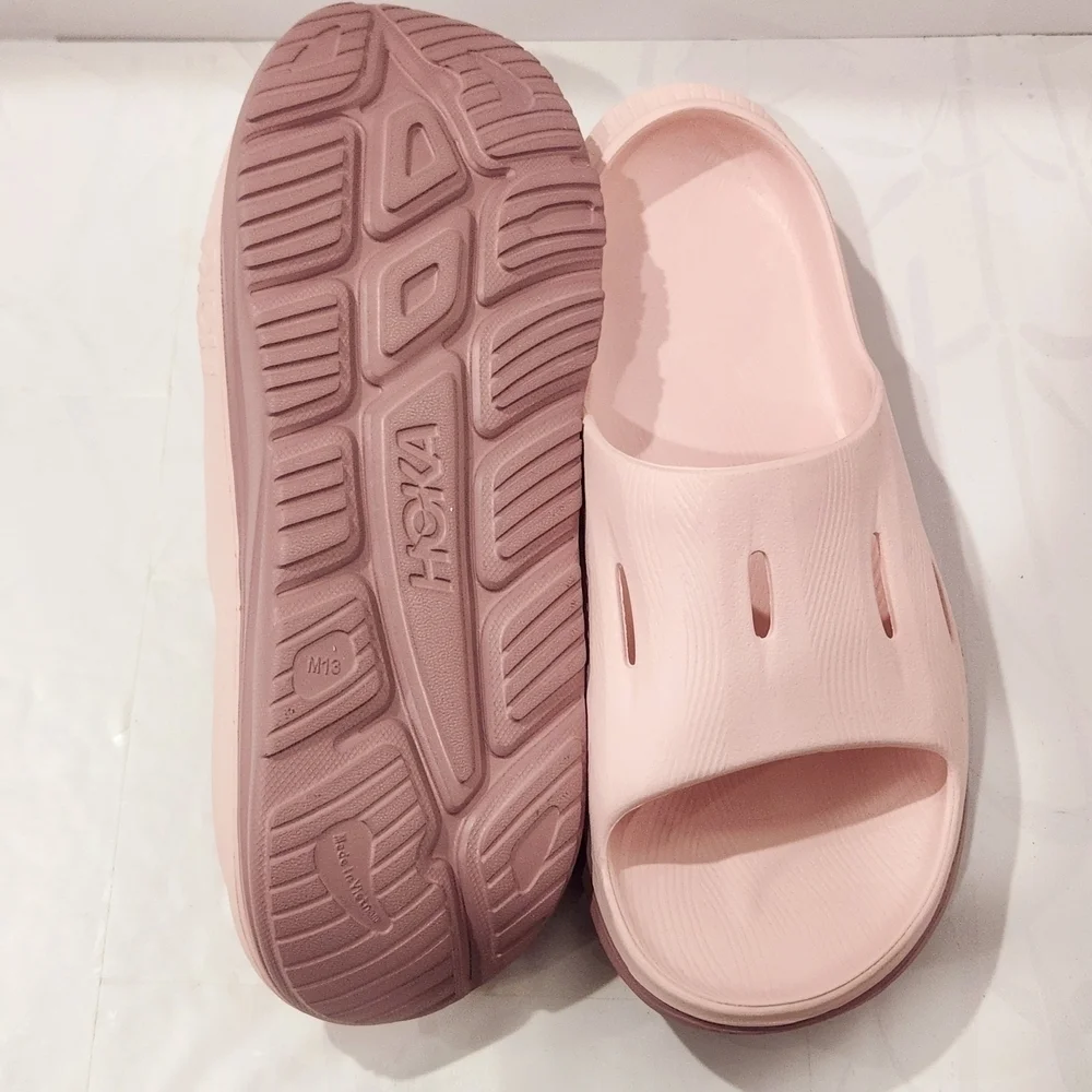 Hoka Ora Recovery 3 Cosmic Pearl Pink Comfort Slip on Slide Men's 13